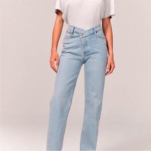 Abercrombie & Fitch Light Blue Straight Leg Jeans